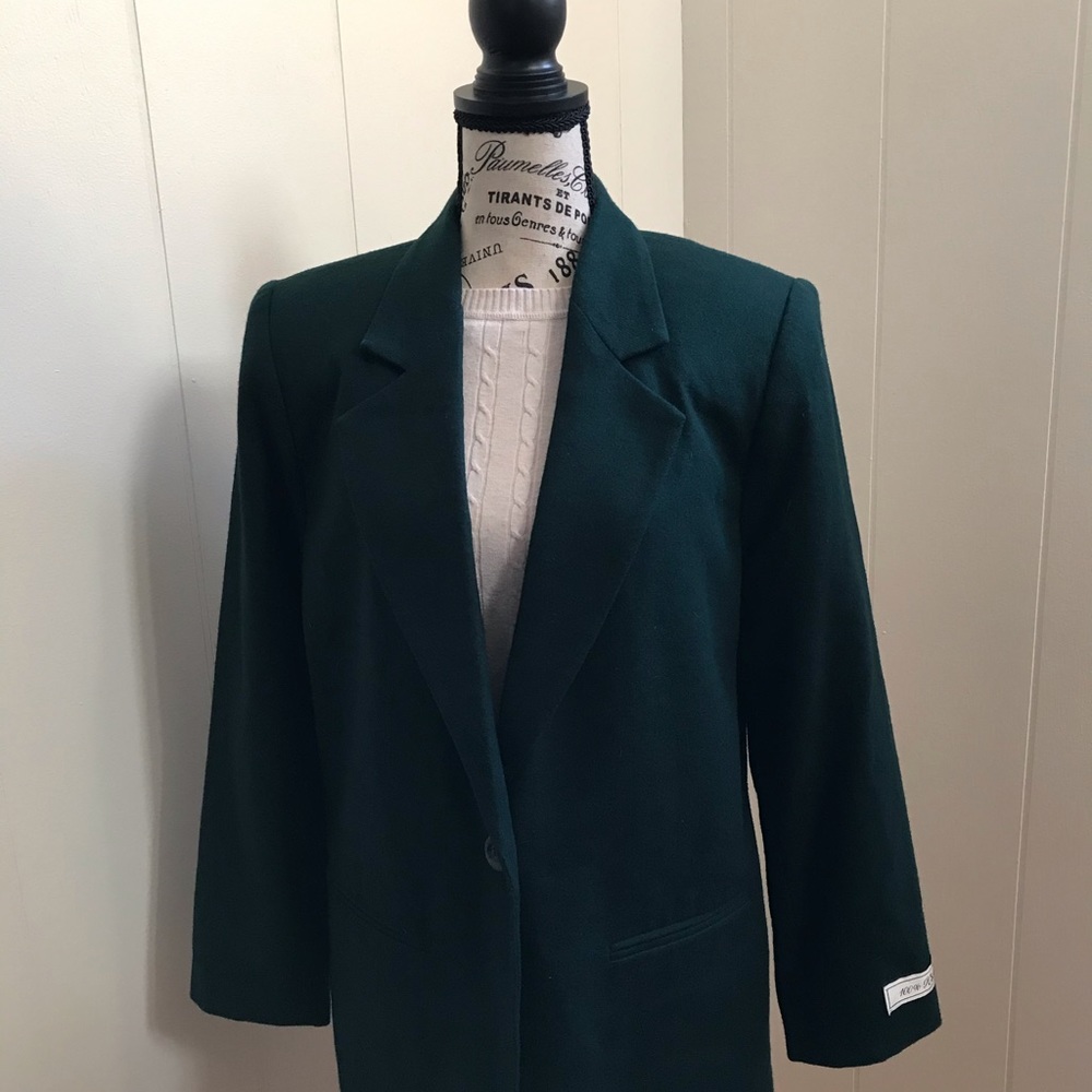 Sag Harbor Hunter Green Blazer Size 12 New W/Tags
